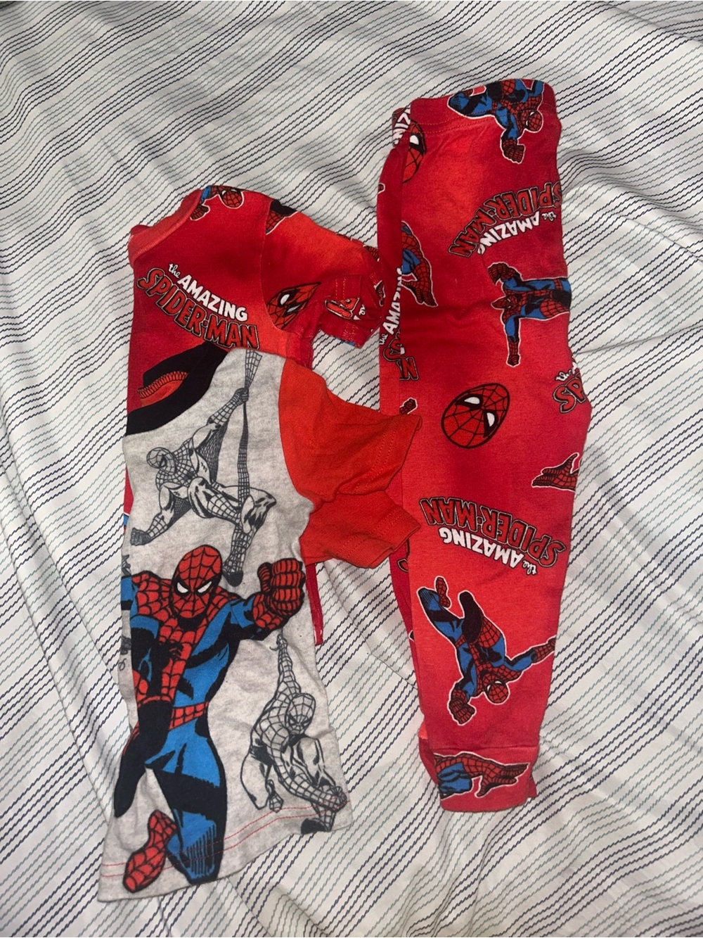 Marvel Spider-Man Toddler Tee in Red with Blue Accents